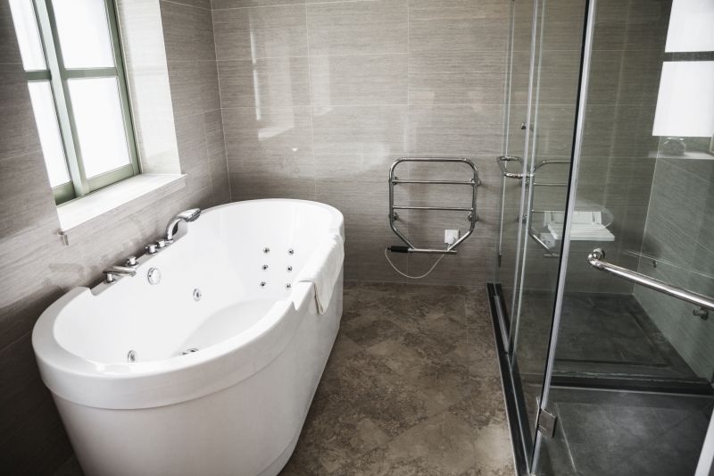 Modern Bathroom with Freestanding Tub